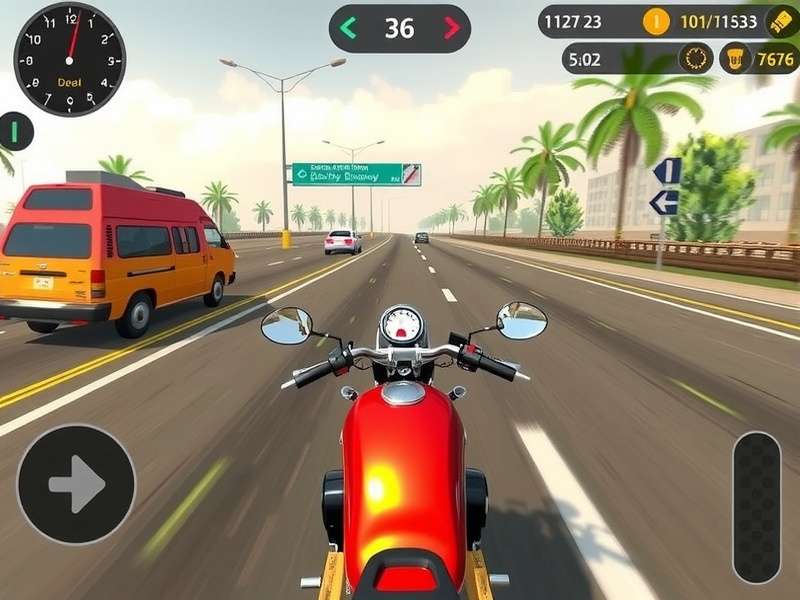 Vada Speedster gameplay screenshot showing Indian city racing
